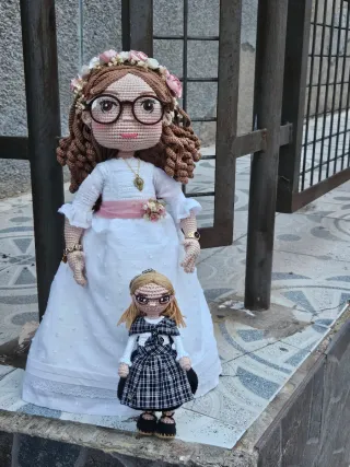 Muñeca Comunión Crochet Personalizada