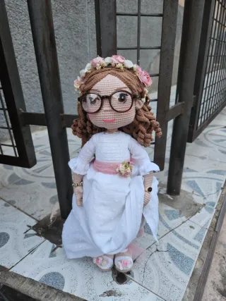 Muñeca Comunión Crochet Personalizada
