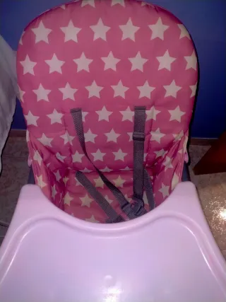 Silla de bebé con funda de estrellas