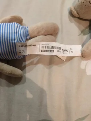 Lote 2 peluches osito Björn Ikea