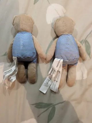 Lote 2 peluches osito Björn Ikea