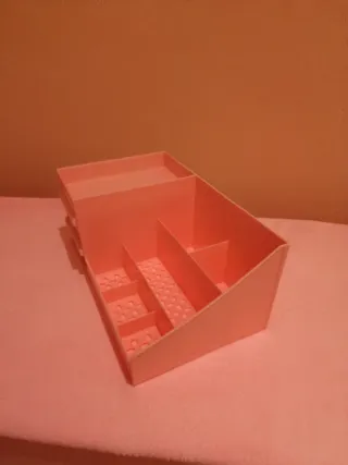 Organizador Maquillaje Estante Rosa 26cm×16cm×11,8