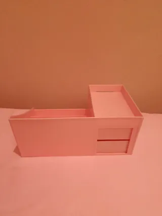 Organizador Maquillaje Estante Rosa 26cm×16cm×11,8