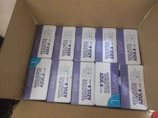 Guantes Nitrilo SENSITIVE AZUL Talla L x100