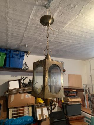 Lampadario ottone 4 lampadine