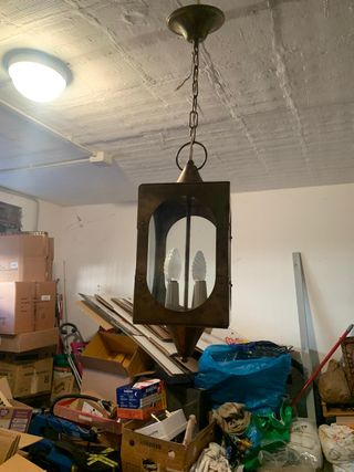 Lampadario ottone 4 lampadine