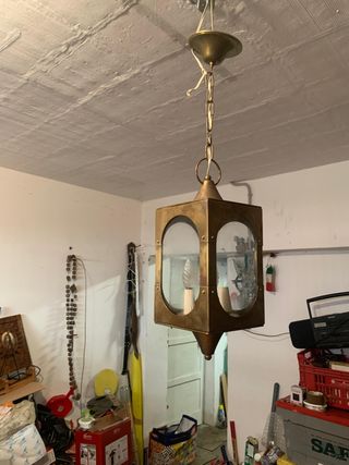 Lampadario ottone 4 lampadine