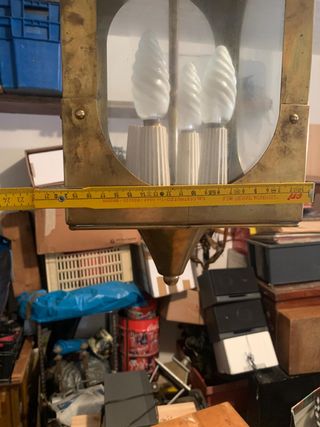 Lampadario ottone 4 lampadine