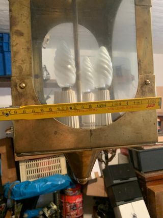 Lampadario ottone 4 lampadine