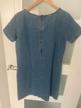 Vestido vaquero corto con estrellas