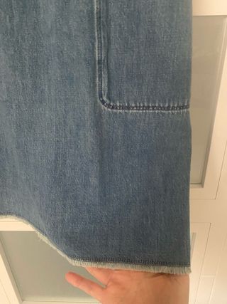 Vestido vaquero corto con estrellas