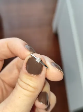 Anillo Tous Oro Blanco con Diamantes