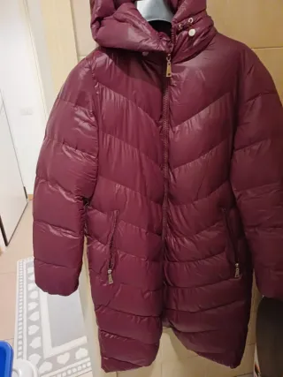 Cappotto lungo viola