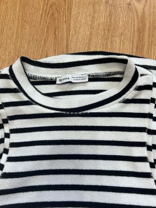 Top rayas Bershka