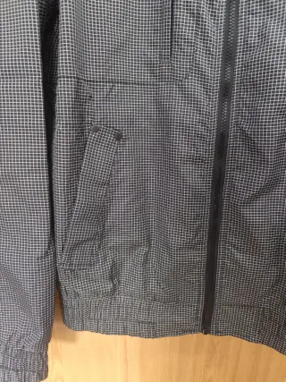 Chaqueta cuadros azul y gris