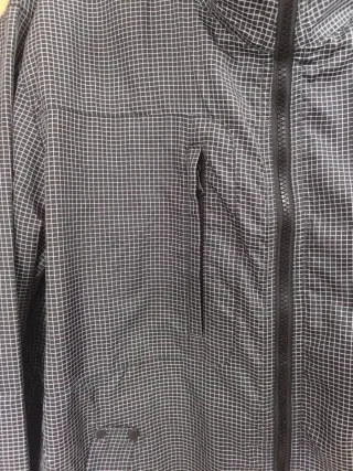 Chaqueta cuadros azul y gris