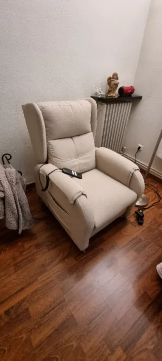 Butaca reclinable 2 motores elevador