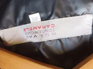 Chaqueta Caramelo Negra Talla 40