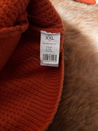 Cardigan Sonny Bono Arancione Taglia XXL