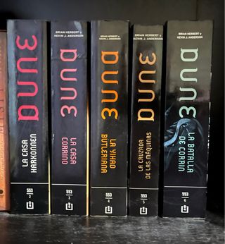 Pack 5 novelas Dune Brian Herbert saga precuelas