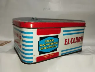 Lata Pimentón El Clarín caja de chapa Murcia