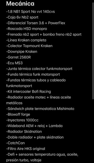 Mazda MX-5 NA turbo homologado
