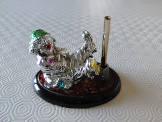 Portapenne clown vintage