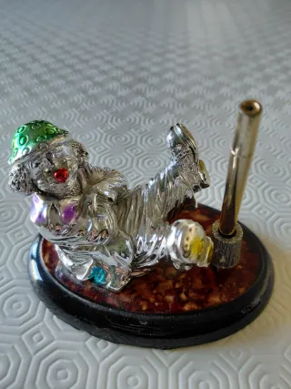 Portapenne clown vintage