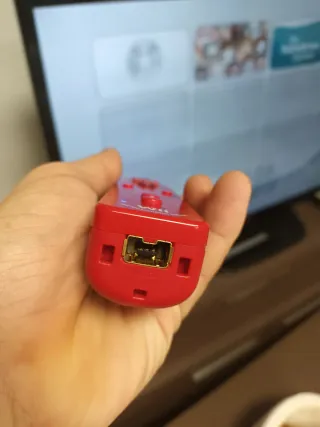 Mando Wii Wiimote Rojo MotionPlus Inside