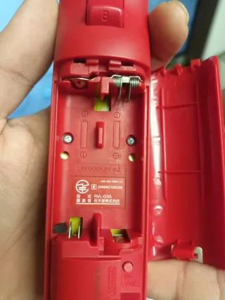 Mando Wii Wiimote Rojo MotionPlus Inside