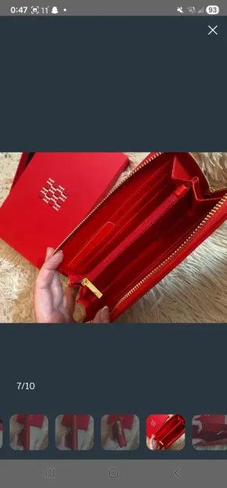 Cartera Carolina Herrera Roja