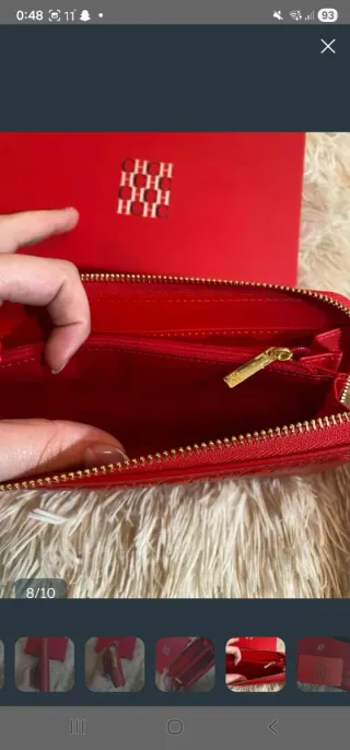 Cartera Carolina Herrera Roja
