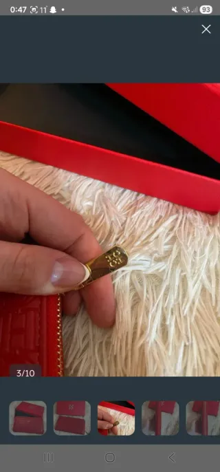 Cartera Carolina Herrera Roja