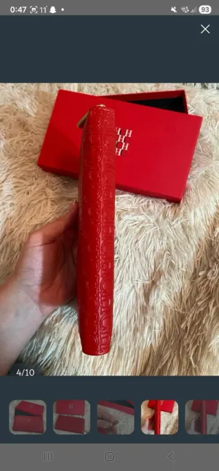 Cartera Carolina Herrera Roja