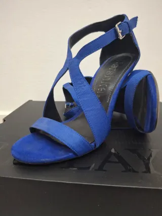 Sandalias Bershka Azul Talla 39