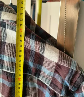 Camicia Aglini a scacchi in flanella