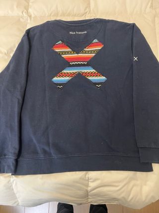 Sudadera Blue Banana azul con estampado