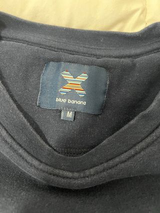 Sudadera Blue Banana azul con estampado