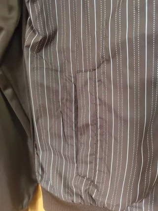 Chaqueta marrón de rayas Talla L