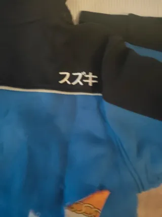 Felpa Suzuki Blu/Nera Zip