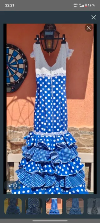 Vestido flamenca, gitana, feria