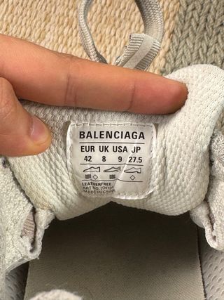 Balenciaga 3XL Eggshell Cream Grey