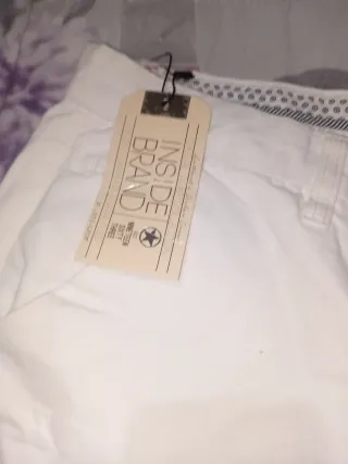 Pantalones cortos INSIDE blancos talla L