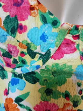 Vestido estampado floral Stradivarius