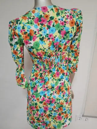 Vestido estampado floral Stradivarius