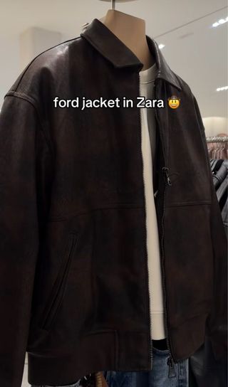 Cazadora Ford Zara Marrón