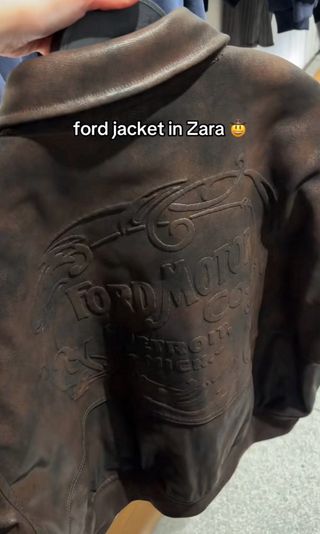 Cazadora Ford Zara Marrón