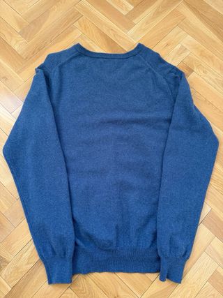 Jersey Gant V-Neck Azul Talla S