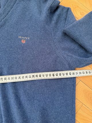Jersey Gant V-Neck Azul Talla S