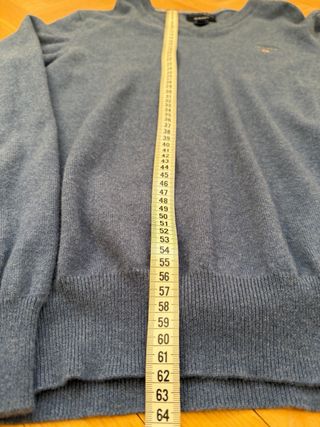 Jersey Gant V-Neck Azul Talla S